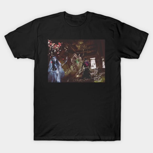 CORPSE BRIDE ART PRINTS T-Shirt by MICHAEL ZHOU